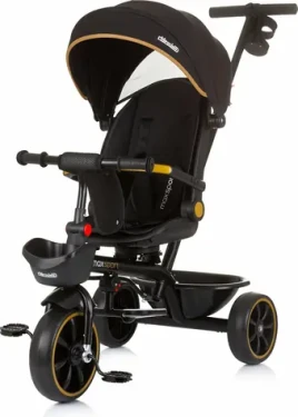 CHIPOLINO Trojkolka so strieškou Max Sport 2v1 Obsidian