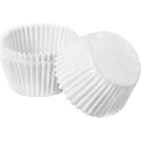 Košíčky na muffiny biele 50x30 mm 1000 ks - Cakesicq - Cakesicq