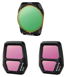 Sunnylife A3S-FI925CPL / Sada filtrov / CPL + ND8 + ND16 / pre DJI Air 3S / 3 ks (A3S-FI925)