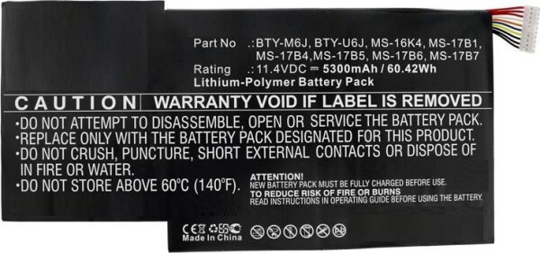 CoreParts Notebook Battery for MSI