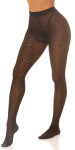 Sexy Tights with a geometric pattern black Einheitsgroesse