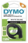 Dymo LetraTag / Páska do tlačiarne štítkov / papierová / 12 mm / 4 m (S0721510)