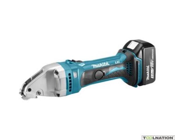 Makita DJS161RTJ / Aku Nožnice na plech / 18V / 2x5.0Ah / 4.300 z-min / Výkon až 2.5 mm (DJS161RTJ)