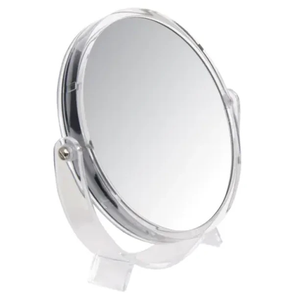 MSV FIRENZE kozmetické zväčšovacie zrkadlo číry plast / 17 cm (3700703957201)