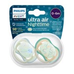 Philips AVENT Cumlík Ultra air nočný 0-6m chlapec 2ks