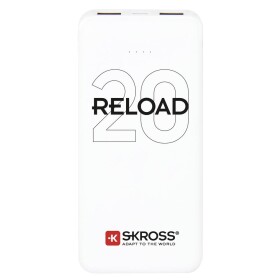 Skross Reload 20 powerbanka 20000 mAh Li-Ion akumulátor biela Indikátor stavu; 1.400140
