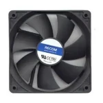RECOM RC-8025B čierna / Ventilátor / 80 mm / Blower (1340104)