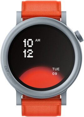 Nothing CMF by Nothing Watch Pro 2 smartwatch, orange leather strap