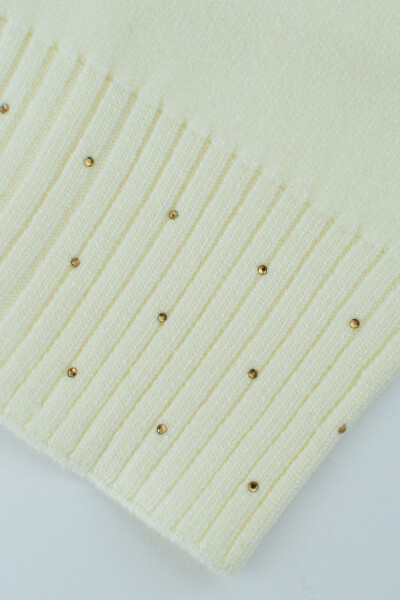 DÁMSKA ČIAPKA S MODALOVÝMI FLITRAMI CZ103 ecru 54-58