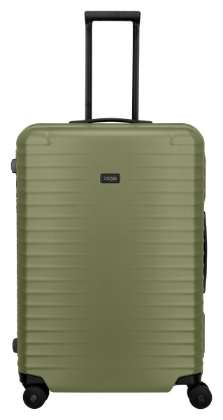 Veľký škrupinový kufor Titan Overseas L Forest green