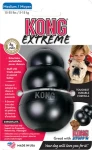 KONG Žuvacia hračka Extreme Wobbler čierna / Veľkosť M / 5,6 x 8,5 cm / pre psov 5-15 kg / odolný kaučuk (CA11148)