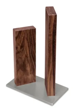 KAI Stonehenge orech / Magnetický blok na nože / 4 nože / orech a nerezová oceľ (STH-4.1)