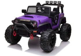 Mamido Detské elektrické autíčko Jeep Power fialové