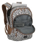 Batoh na notebook Travelite Basics Backpack Print Off-White