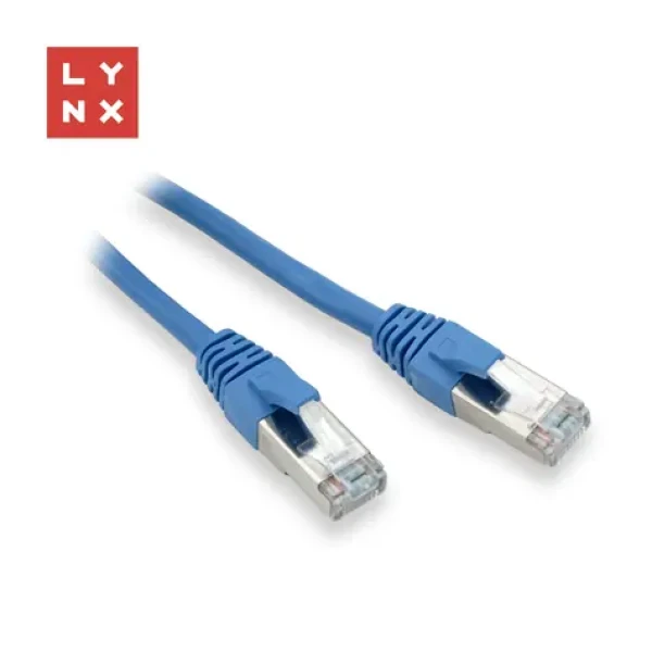 Lynx FTP patch kábel Cat5e 5 m modrá / Patch kábel / FTP / CCA / PVC (LX-FTP5E-050-BLUE)