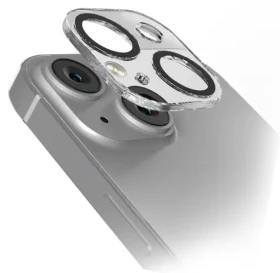 SBS pre Apple iPhone 15/15 PLUS čierna / Ochranný kryt objektívu