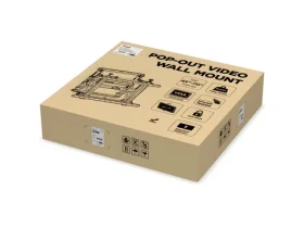 Equip čierna / Držiak TV / 45-70" / nosnosť 70 kg / VESA 600x400 / náklon -3 ° až 2 ° / výklopný (650352)