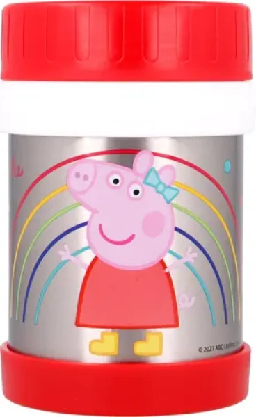 STOR Termodóza na jedlo nerezová Prasiatko Peppa 284 ml (13460)