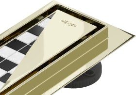 MEXEN/S - Flat M13 odtokový žľab 2v1 80 cm zlatý 1510080-15