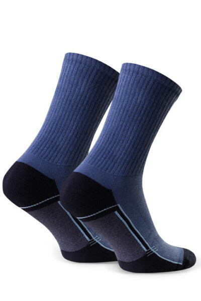 Pánske polofroté športové ponožky 047 JEANS 41-43