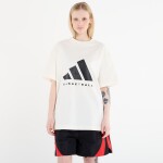 Tričko adidas Basketball T-Shirt (Gender Neutral) Off White/ Black M