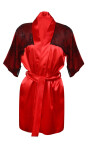 DKaren Housecoat Barbara Red červená