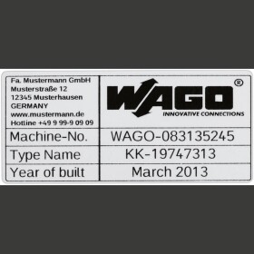 WAGO 210-804 210-804 etikety pre termotransferovou tlačiareň Potlačiteľná plocha: 99 x 44 mm strieborná Počet markerov: 500 500 ks; 210-804