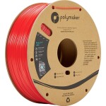 Polymaker PE01004 PolyLite vlákno pre 3D tlačiarne ABS plast Bez zápachu 1.75 mm 1000 g červená 1 ks; PE01004