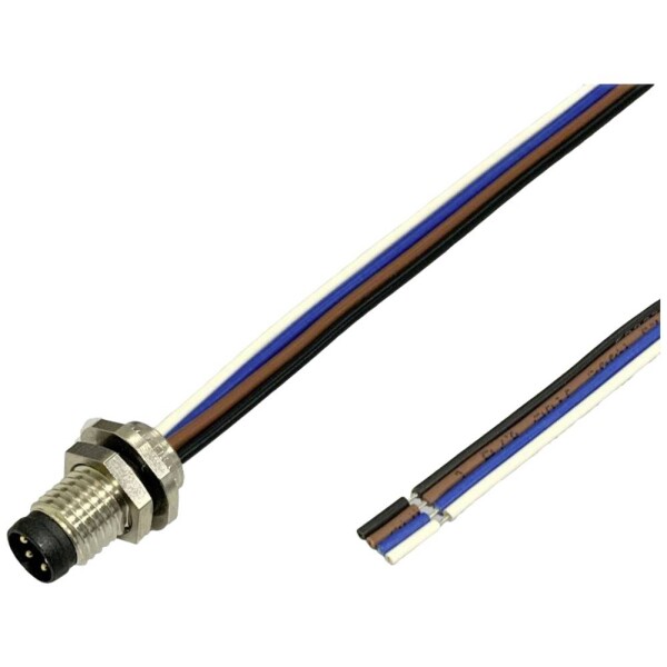 BKL Electronic Vestavná zástrčka pre čidlo/aktuátor, 2701003, piny: 3, 0.2 m, 1 ks; 2701003