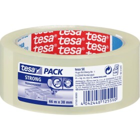 Tesa 57165-00000-05 lepiaca páska TESAPACK® priehľadná (d x š) 66 m x 38 mm 1 ks; 57165-00000-05