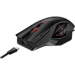 ASUS ROG Spatha X čierna / Bezdrôtová herná myš / RF 2.4 GHz / USB-A / RGB / 19.000 DPI / nabíjacia stanica / akumulátor (90MP0220-BMUA00)