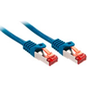 LINDY 47355 RJ45 sieťové káble, prepojovacie káble CAT 6 S/FTP 3.00 m modrá pozlátené kontakty, tienený 1 ks; 47355