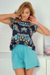 Taro Jodie pyžamo 3331 cr/r S-XL W25 ženy lidové květiny S