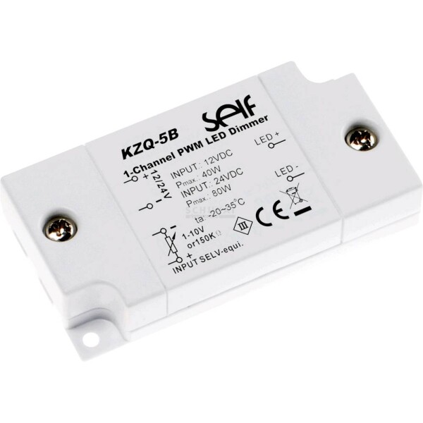 Self Electronics KZQ-5B LED driver konštantné napätie 80 W 0 - 3.33 A 12 - 24 V/DC; KZQ-5B