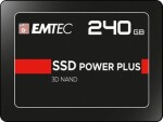 EMTEC Power Plus X150 240GB / 2.5 / SATA III / 3D TLC / R: 520MBps / W: 500MBps / IOPS: 70Kamp;80K / MTBF 2mh / 3y (ECSSD240GX150)