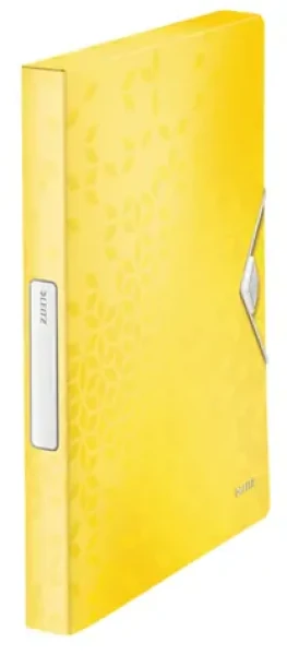 Leitz WOW PP Box na dokumenty žltá / 250 listov A4 / Šírka chrbta 30 mm (46290016)