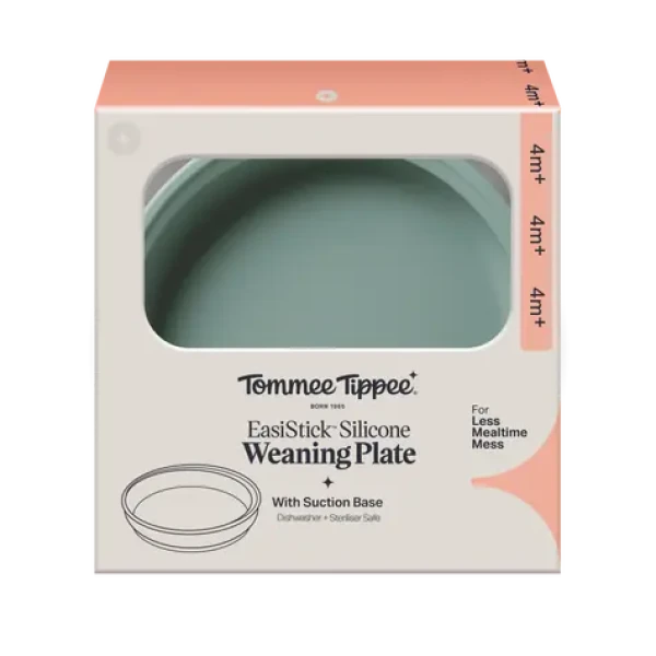 Tommee Tippee Silikónový tanier s prísavkou zelená (448750-T)