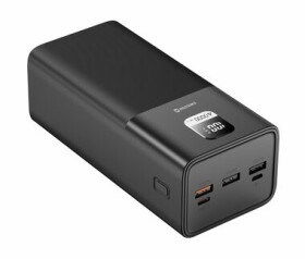 Swissten 22013941 40000 mAh čierna / Power Bank / 5V / 3A / USB-C amp; USB amp; micro-USB (22013941)