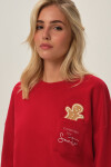 Dámske pyžamo Henderson 41900 Fawn/Homewear S-2XL červená XL