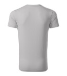 Exkluzívne pánske tričko silver gray S