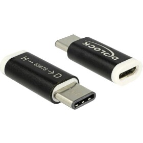 Delock adaptér USB 2.0 Micro-B samica (zariadenie) gt; USB Type-C 2.0 samec (zariadenie) (65678 )