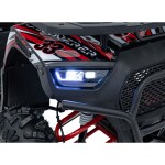Mamido Detská benzínová štvorkolka RamiGO DISCOVERER 125CC čierno-červená