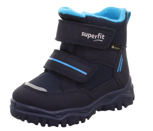 Chlapčenské zimné topánky HUSKY1 Blue/Light Blue Gore-Tex, Superfit,1-006045-8010 - 25