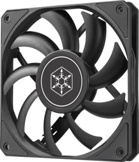 Silverstone SST-AS120B čierna/priehľadná / Ventilátor pre PC skriňa / 120 mm / PWM / 1800 ot./min (SST-AS120B)