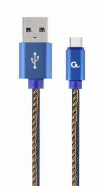 Gembird USB 2.0 A (M) - USB-C (M) kábel 1 m modrá (CC-USB2J-AMCM-1M-BL)