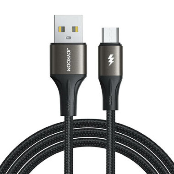 Joyroom SA25-AM3 Nabíjací kábel USB-A (M) - MicroUSB (M) 3A 1.2m čierna (SA25-AM3 1.2m Black)