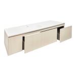 Kúpeľňová skrinka s umývadlom Naturel Austen 165x35x52 cm beige mat Naturel Austen165BG AUSTEN165BG