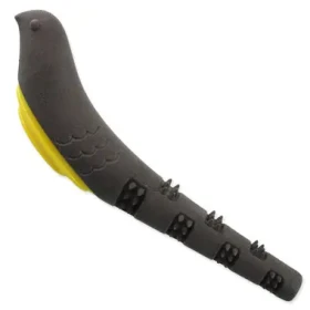 Dog Fantasy Hračka - pískací vták šedo-žltá 32 cm (454-31343)