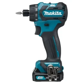 Makita Aku vŕtací skrutkovač 12V 2x 2,0 Ah / Aku vŕtací skrutkovač / nabíjačka, kufor / moment 35 Nm (DF032DSAE)