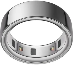 Oura Ring 4 Brushed Silver veľ. 07 / Šikovný prsteň / Titan / BT LE / 10ATM (JZ90-54220-07)